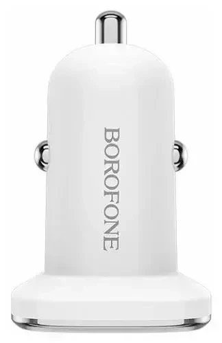 Автомобильное зарядное устройство Borofone BZ12 Lasting power, white