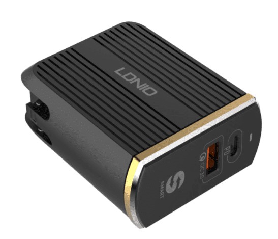 Сетевое зар. устр. LDNIO A2502C с шнуром Micro 2USB черное