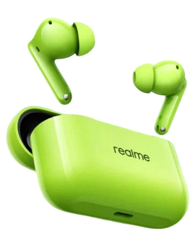Беспроводные наушники TWS Realme Buds T200 RMA2410 зеленые