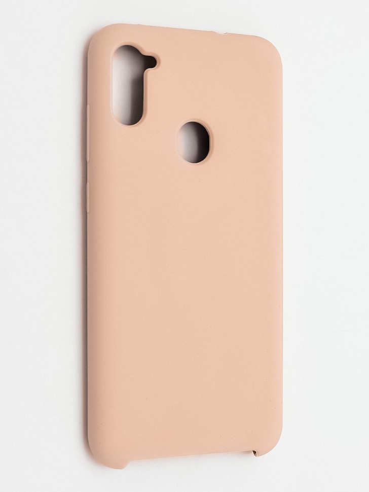 Накладка для Samsung Galaxy A11/M11 Silicone cover пудро