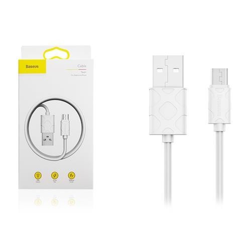 Usb Кабель-зарядка Micro Baseus Yaven 2.1A 1м (CAMUN-02) белый Usb Кабель-зарядка Micro Baseus Yaven 2.1A 1м (CAMUN-02) белый
