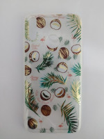 Накладка для Huawei Honor 8C пластик прозрачный рисунки в ассортименте