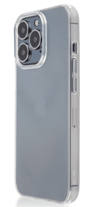 Чехол-накладка силикон 2.0мм i-Phone 13 Pro прозрачный тех.пак