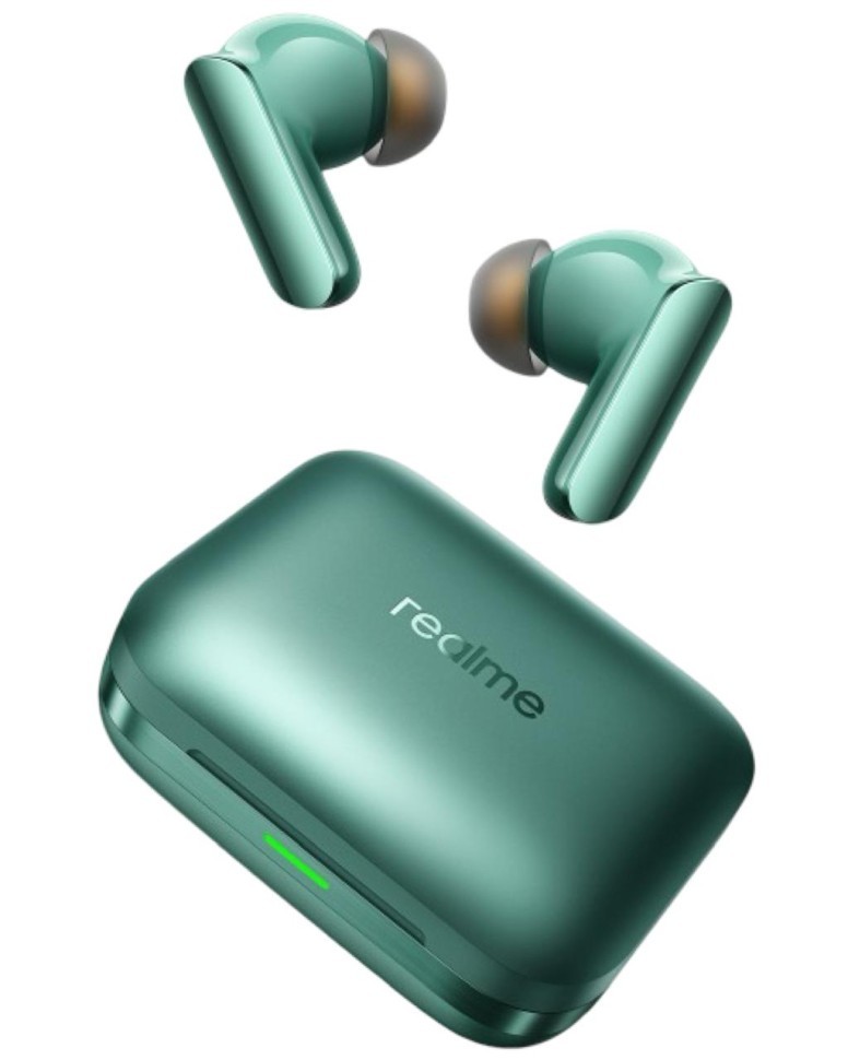 Беспроводные наушники TWS Realme Buds Air 7 Pro RMA2407 зеленые