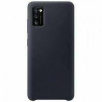 Накладка для Samsung Galaxy A41 Silicone cover черная