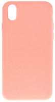 Чехол-накладка  i-Phone X/XS Silicone icase  №59 бледно-персиковая