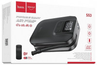 Автомобильный насос Hoco S53 черный