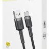 Usb Кабель-зарядка TYPE-C Baseus Cafule 3A 1м (CATKLF-BG1) черный
