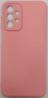 Накладка для Samsung Galaxy A23 4G силикон матовый розовый