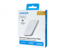 Powerbank с беспроводной зарядкой Anker MagGo Ultra-Slim 10000mAh 1USB/1C (A1664) белый