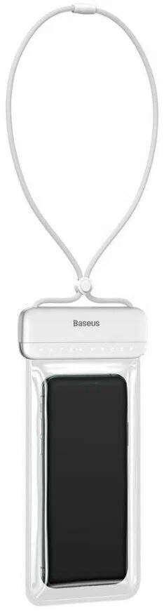 Водонепроницаемый чехол Baseus Let's Go Slip Cover Waterproof Bag 7.2" (ACFSD-D02) белый