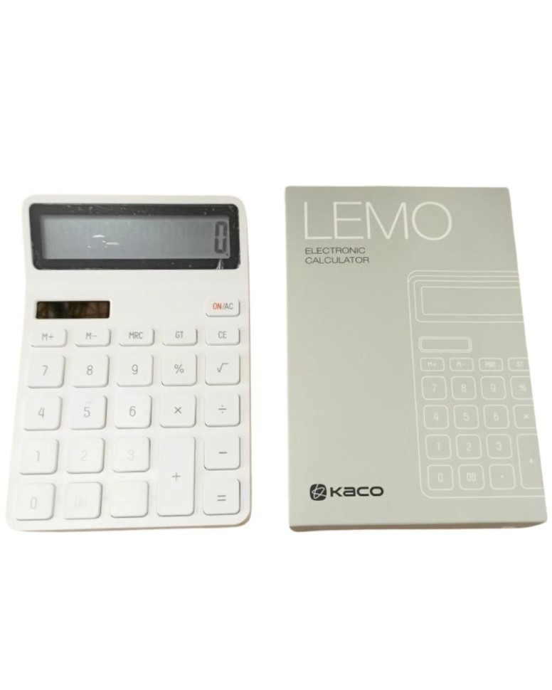 Калькулятор Xiaomi Kaco Lemo Desk Electronic Calculator (K1410) белый