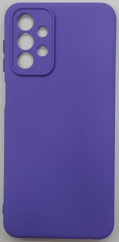 Накладка для Samsung Galaxy A23 4G силикон матовый фиолетовый