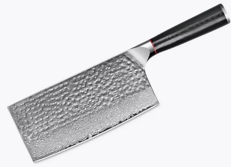 Кухонный нож из дамасской стали Xiaomi Spetime 1-Piece Damascus Kitchen Knife (W01-GS) черный