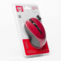 Мышь беспроводная Smartbuy ONE 340AG USB/DPI 800-1200-1600/4 кнопки/1AA (SBM-340AG-M) бордовая