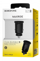Автомобильное заряд. устр. Borofone BZ8 2USB 2.4A черное