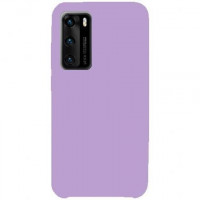 Накладка для Huawei P40 Silicone cover лаванда