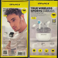 Беспроводные наушники TWS Awei T29 IPX4/BT5.0/45mAh/4.5ч белые