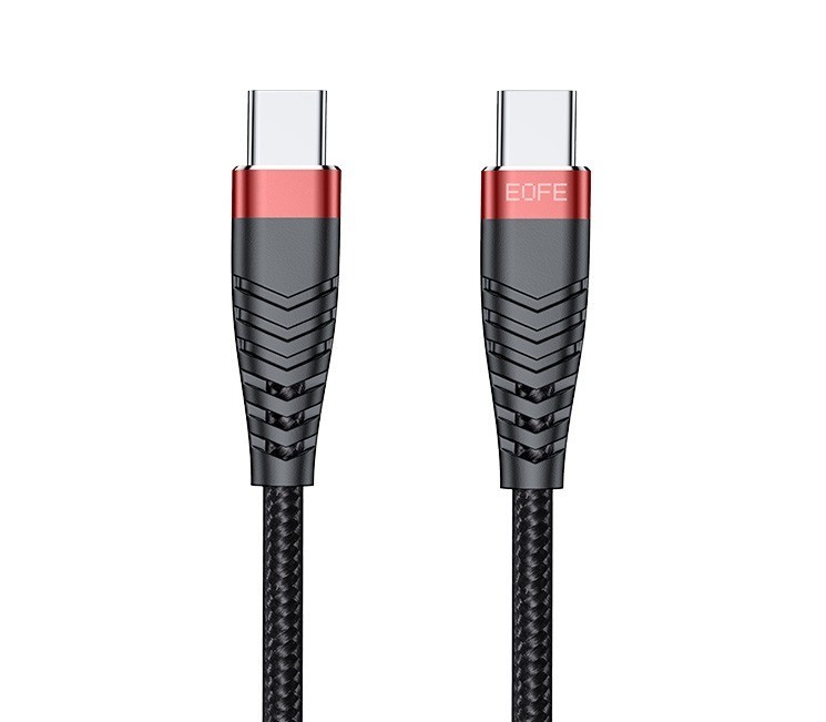 Usb Кабель-зарядка Type-C на Type-C EOFE CC31 65W 1м черный