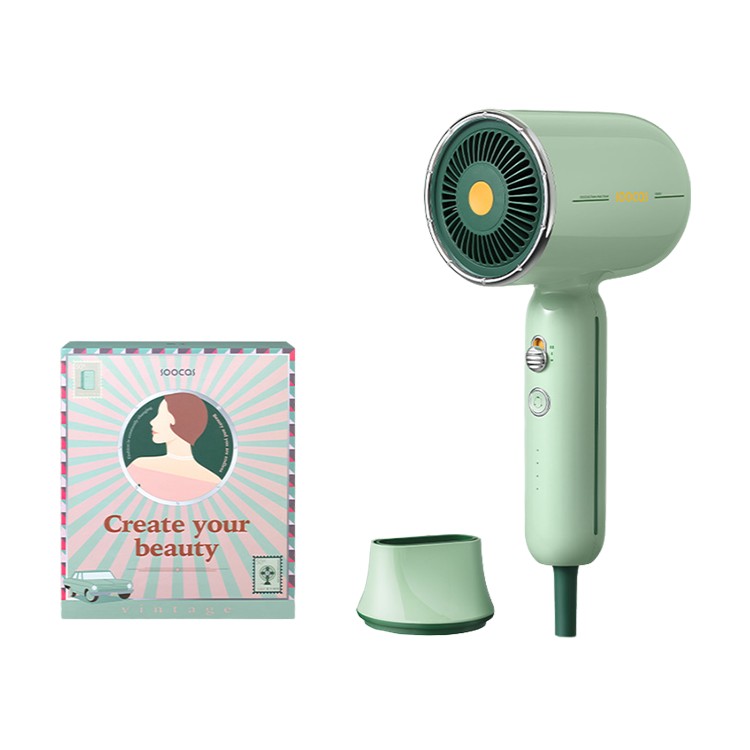 Фен для Волос Xiaomi Soocas RH1 Retro&Massage зеленый