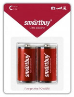 Батарейка алкалиновая Smartbuy LR14/2B (12/192) SBBA-C02B