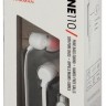 Наушники с микрофоном JBL T110 1.2м белые