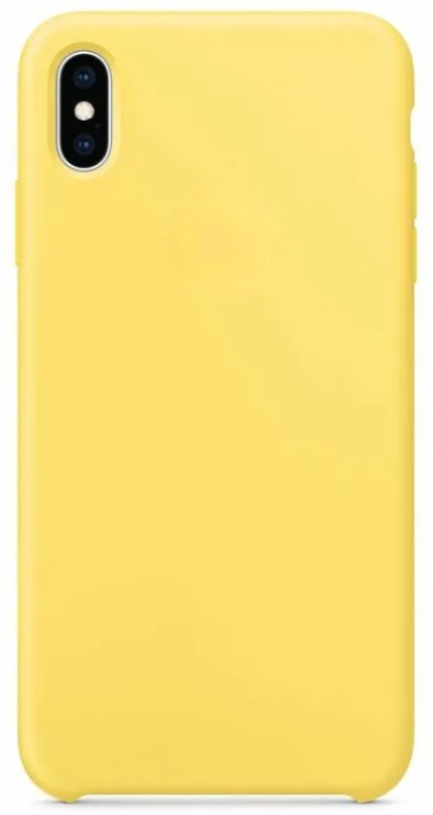 Чехол-накладка  i-Phone X/XS Silicone icase  №37 лайм