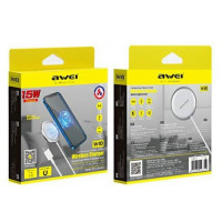 Usb Кабель-зарядка магнитный Type-C Awei W10 для i-Phone 12 15w белый