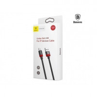 Usb Кабель-зарядка TYPE-C Baseus Golden Belt 3A 1м (CATGB-19) чёрно-красный