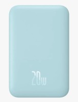Powerbank с беспроводной зарядкой Baseus Magnetic Wireless 10000mAh 20W (PPCX030003) голубой