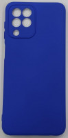 Накладка для Samsung Galaxy M33 силикон матовый синий