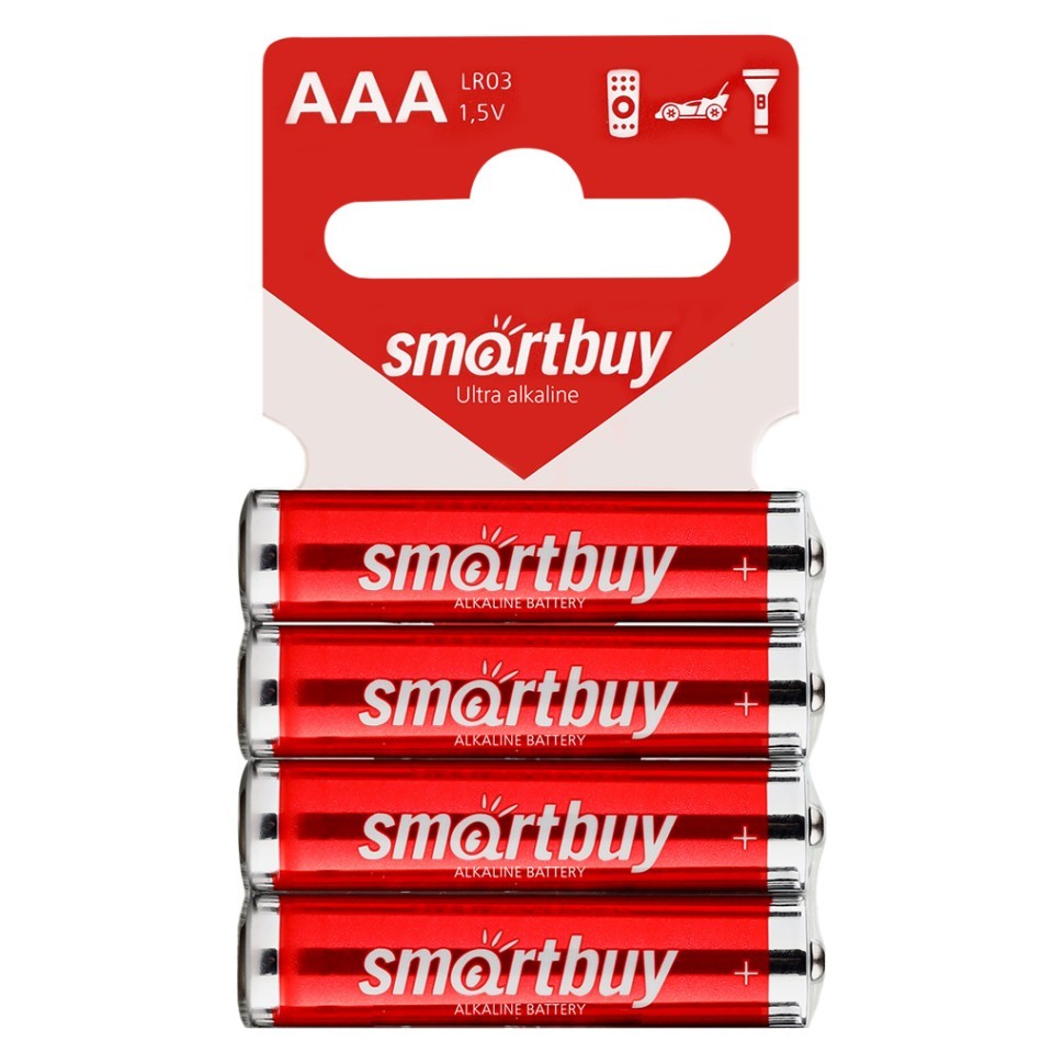 Батарейка алкалиновая Smartbuy LR6/4SB (60/720) (SBBA-2A04SB)