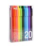 Ручка гелевая Xiaomi KACO Pure Plastic Gel Ink  (комплект 20шт) цветные