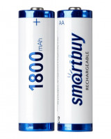 Аккумулятор NiMh Smartbuy AA/2BL 1800 mAh (24/240) (SBBR-2A02BL1800)
