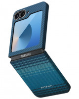 Накладка для Samsung Galaxy Z Flip 6 Pitaka Premium Woven Case (Moonrise)