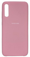 Накладка для Samsung Galaxy A70 Silicone cover розовая