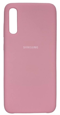 Накладка для Samsung Galaxy A70 Silicone cover розовая