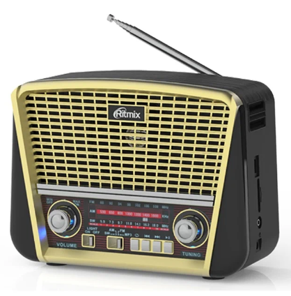 Портативный радиоприемник Ritmix RPR-050 золотой