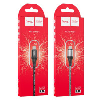 Usb Кабель-зарядка Micro Hoco X50 2.4A 1м серебристый