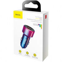Автомобильное заряд. устр. Baseus Magic Series 2USB 6A 45W CCMLC20A-09 пурпурное