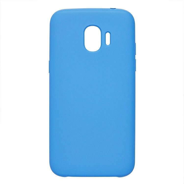 Накладка для Samsung Galaxy A5 (2018)/A8 (2018) Silicone cover голубая
