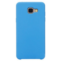 Накладка для Samsung Galaxy A5 (2018)/A8 (2018) Silicone cover голубая
