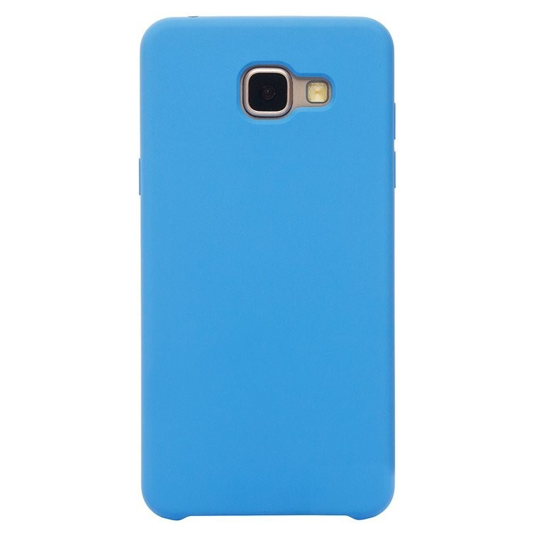 Накладка для Samsung Galaxy A5 (2018)/A8 (2018) Silicone cover голубая