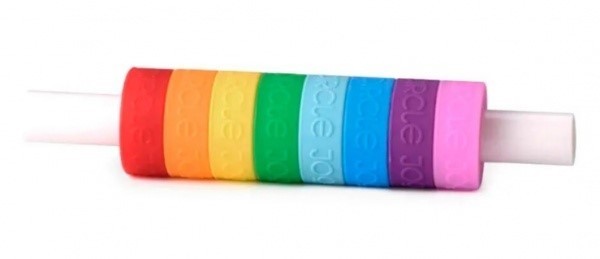 Цветные колечки для бокалов Xiaomi Circle Joy Wine Cup Identification Ring CJ-SBH01 разноцветные