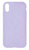 Чехол-накладка  i-Phone X/XS Silicone icase  №41 небесно-фиолетовая