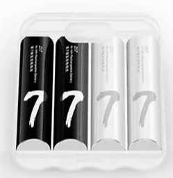Аккумуляторные батарейки ZMI ZI7 AAA 700mAh (4шт) NQD4003RT черно-белые