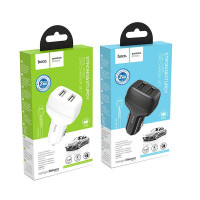 Автомобильное заряд. устр. Hoco Z36 2USB 2.4A + Type-C черное