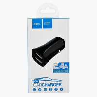 Автомобильное заряд. устр. Hoco Z12 2USB 2.4А, черное