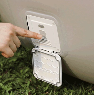 Надувной диван Xiaomi Chao One-button Automatic Inflatable Leisure So (YC-CQSF01) бело-желтый