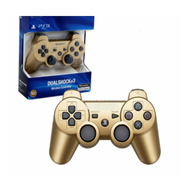 Bluetooth-контроллер для Playstation 3 Dualshock 3, золотой